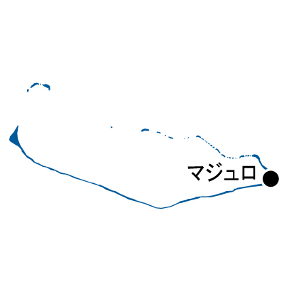 マーシャル諸島共和国無料フリーイラスト｜首都名(青)